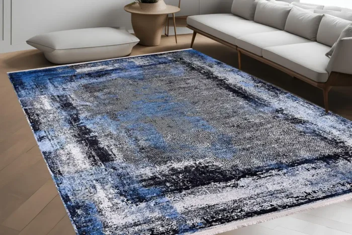 Midnight Cascade Washable Rug - Image 4