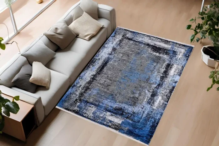 Midnight Cascade Washable Rug - Image 3