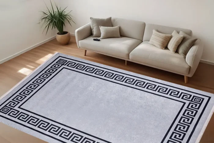 Classic Greek Border 5 Washable Rug - Image 3