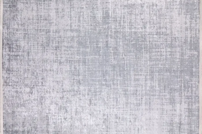 Silver Mist Textured Washable Rug - Image 1