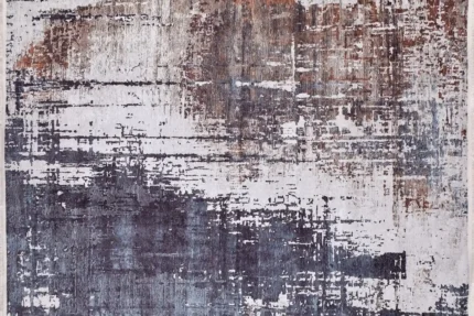 Rustic Abstract Modern Washable Rug Rustic Abstract Modern Washable Rug