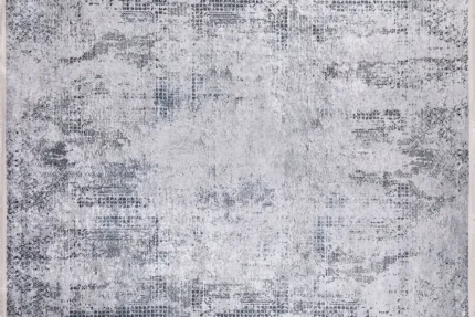 Vintage Elegance Gray Washable Rug Vintage Elegance Gray Washable Rug