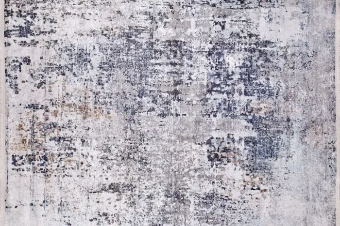 Abstract Misty Elegance Washable Rug - Image 1