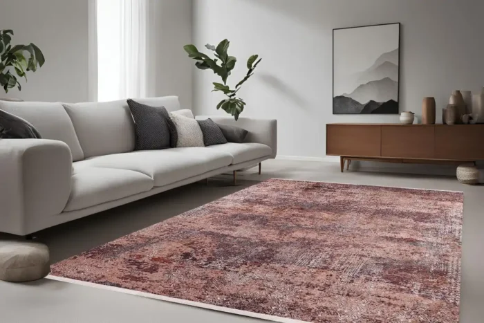 Vintage Rose Tapestry Washable Rug - Image 2