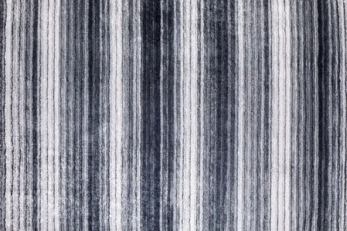 Monochrome Elegance Striped Washable Rug - Image 1