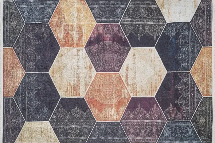 Mosaic Majesty Washable Rug - Image 1
