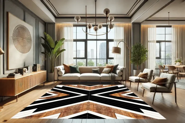 Bold Chevron Luxe Washable Rug - Image 3