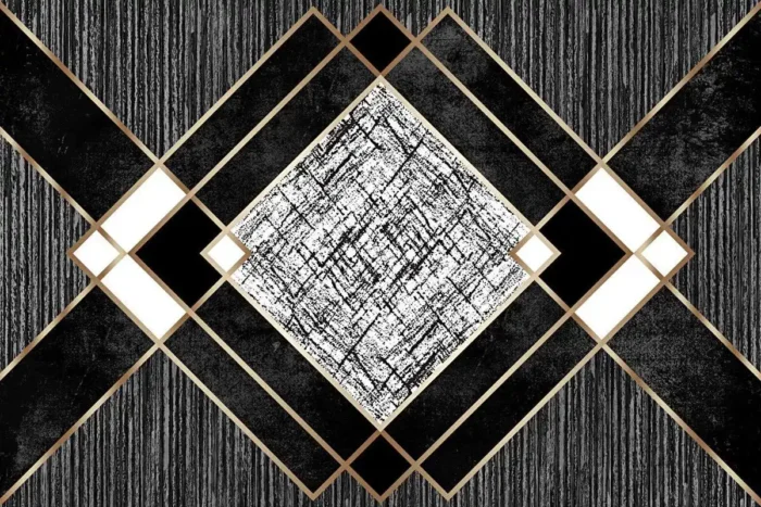 Monochrome Lux Washable Rug - Image 1