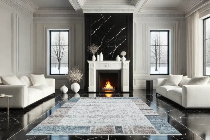 Serene Stripes Area Washable Rug - Image 3