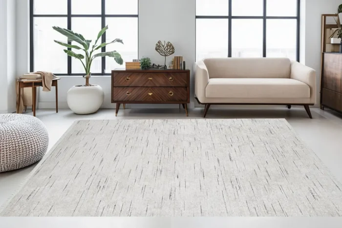 Minimalist Rainfall Washable Rug - Image 2