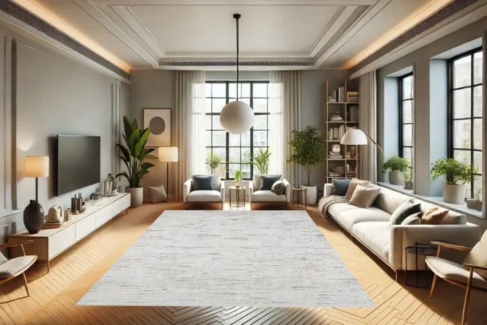 Minimalist Rainfall Washable Rug - Image 4