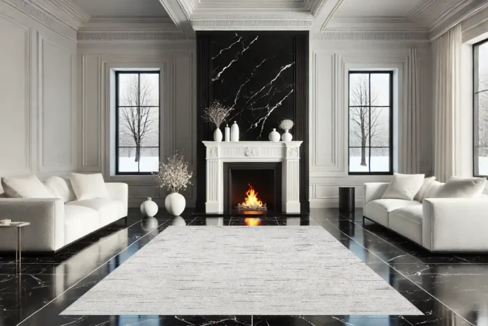 Minimalist Rainfall Washable Rug - Image 3