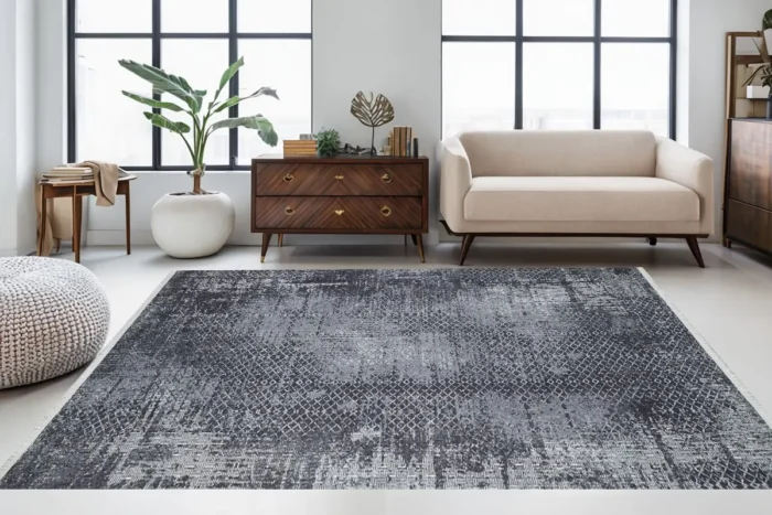 Obsidian Glow Washable Rug - Image 2