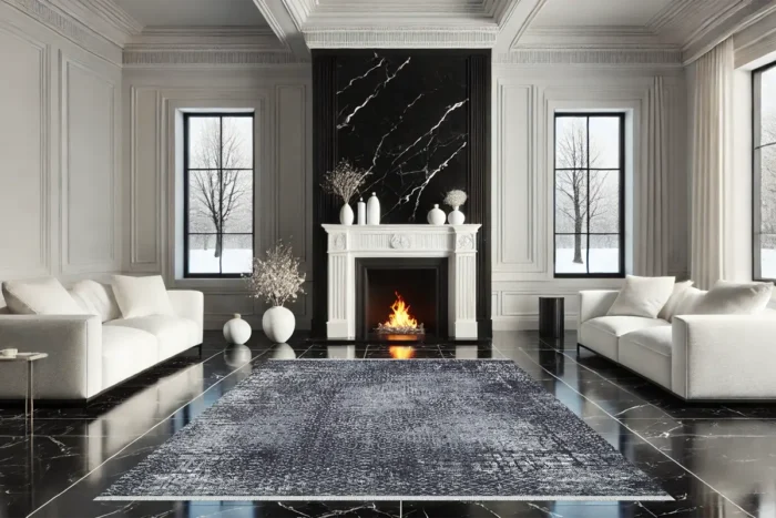 Obsidian Glow Washable Rug - Image 3