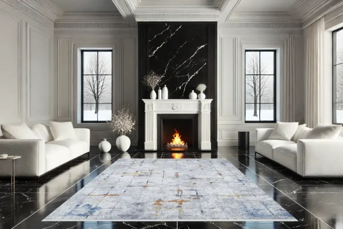 Urban Grids Washable Rug - Image 3