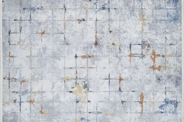 Urban Grids Washable Rug - Image 1