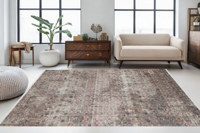 Mosaic Reverie Washable Rug - Image 2