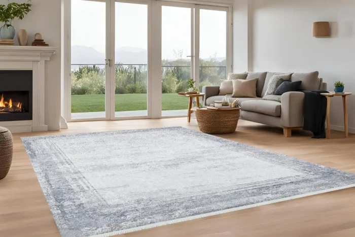 Frosted Elegance 4 Washable Rug - Image 2