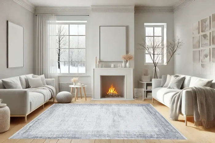 Frosted Elegance 4 Washable Rug - Image 4