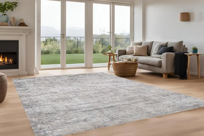Whispered Mosaic Washable Rug - Image 2