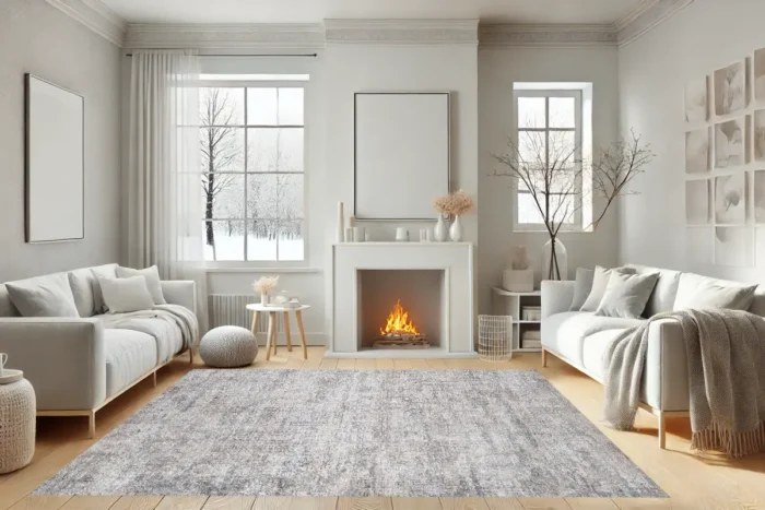 Whispered Mosaic Washable Rug - Image 4