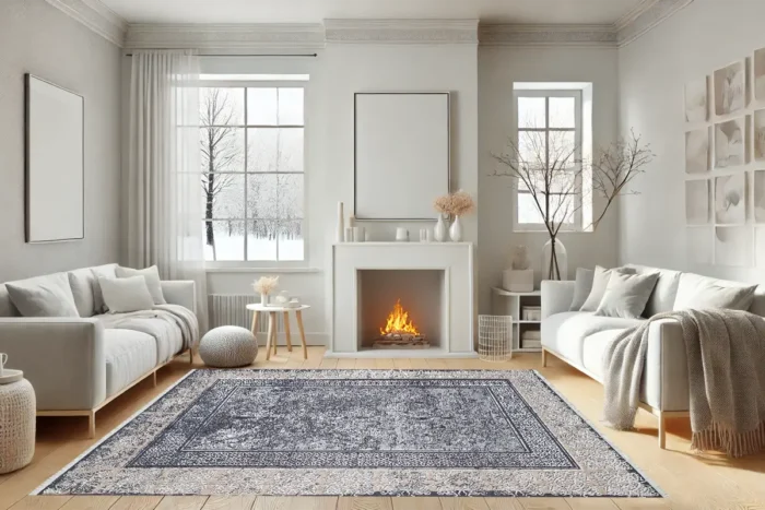 Ornate Border 3 Washable Rug - Image 4