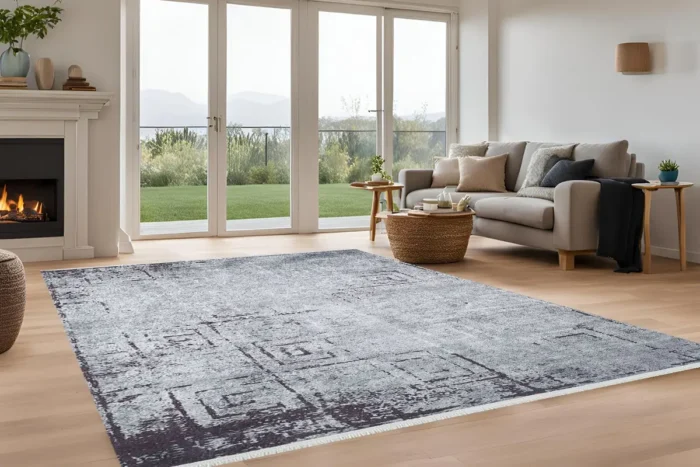 Rustic Maze 2 Washable Rug - Image 2