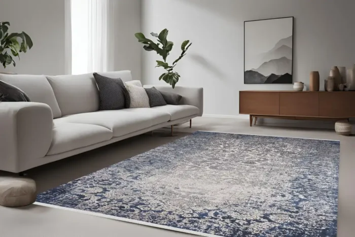 Midnight Bloom 2 Washable Rug - Image 2