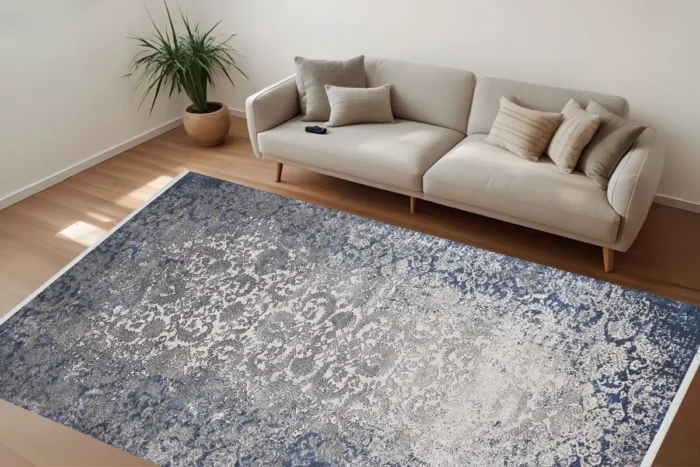 Midnight Bloom 2 Washable Rug - Image 3