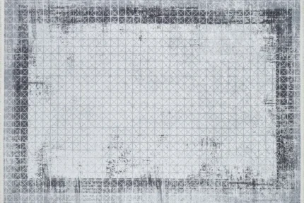 Grid Noir 3 Washable Rug Grid Noir 3 Washable Rug