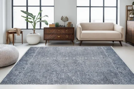 Serene Medallion 2 Washable Rug Serene Medallion 2 Washable Rug