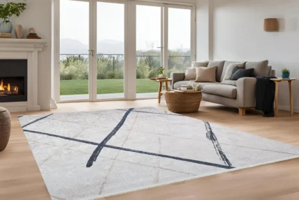 Modern Crossroads 3 Washable Rug Modern Crossroads 3 Washable Rug