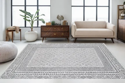 Ivory Garden 1 Washable Rug Ivory Garden 1 Washable Rug