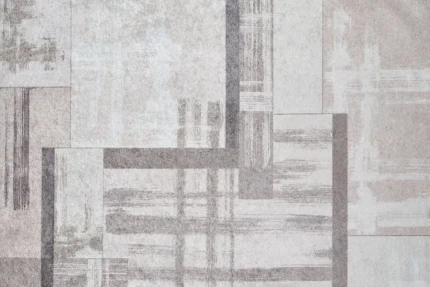 Silver Strata Washable Rug Silver Strata Washable Rug