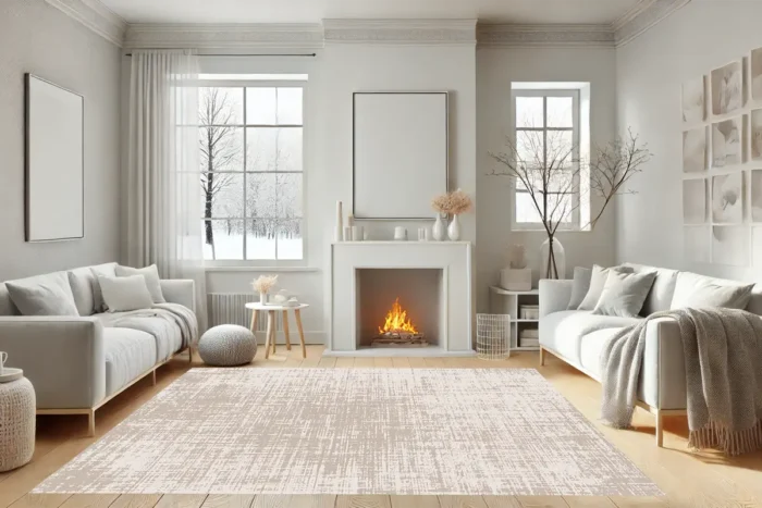 Misty Grid 2 Washable Rug - Image 4