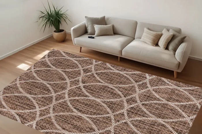 Wicker Look 1 Washable Rug - Image 3