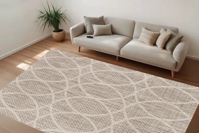 Wicker Look 6 Washable Rug - Image 3