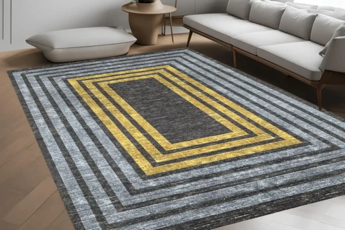 Modern Layers Washable Rug - Image 4
