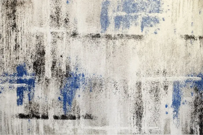 Abstract Mist Washable Rug - Image 1
