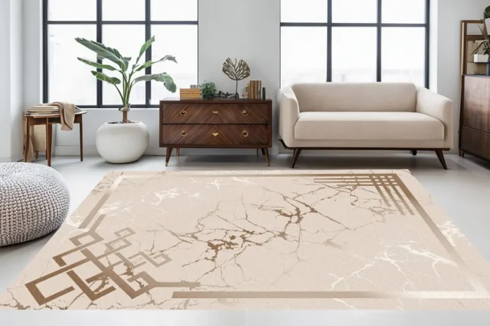 Marble Grace Washable Rug - Image 2