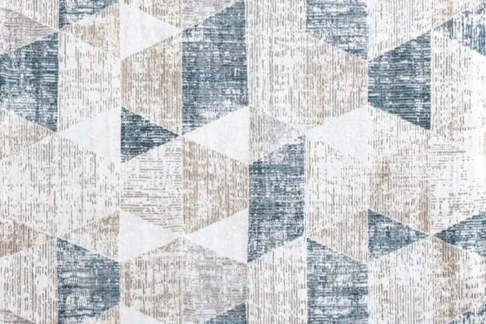 Geo Textures 1 Washable Rug - Image 1