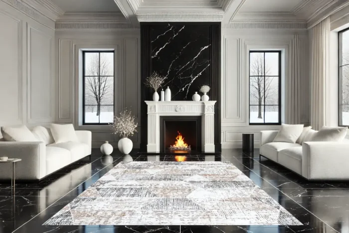 Geo Textures 2 Washable Rug - Image 3