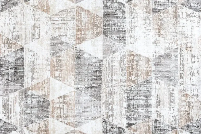 Geo Textures 2 Washable Rug - Image 1