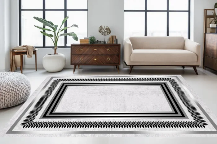 Eclipse Border Washable Rug - Image 2