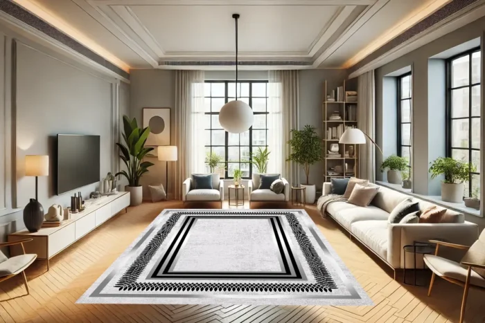 Eclipse Border Washable Rug - Image 4