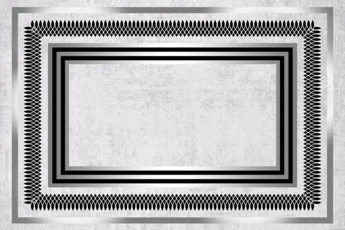 Eclipse Border Washable Rug - Image 1